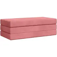 vidaXL Vouwbare Sofa Bed 160 x 67 x 45 cm Roze