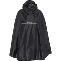 Vaude Valdipino, poncho, zwart