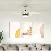 vidaXL Plafondventilator met verlichting en afstandsbediening Ø 110 cm