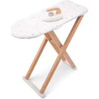 Woet Houten Speelgoed Strijkplank met Strijkijzer - Inklapbare Strijkplank voor Kinderen - Rollenspel Huishouden - Vanaf 3 Jaar