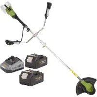 Procraft PTA40 accu-bosmaaier 40 V (2x 20 V) 300 mm borstelloos + 2x accu 4,0 Ah + oplader