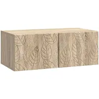 vidaXL Wandmontage TV-kast 59,5 x 41 x 30 cm Sonoma Eiken Bewerkt hout