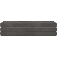 vidaXL Vouwbare Sofa Bed 180 x 67 x 45 cm Donkergrijs