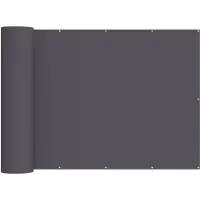 vidaXL Balkon Privacy Scherm 200 x 500 cm Stof met PU-coating
