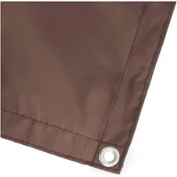 vidaXL Balkon Privacy Scherm 200 x 500 cm Stof met PU-coating Bruin