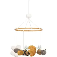 Vanilla Copenhagen Mobile Honeybee Happy Crib Toy Changing Table Goud Kinderen