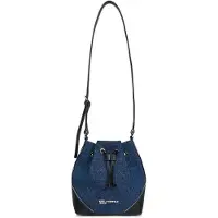 Karl lagerfeld JEANS Buideltas 'Rebel' donkerblauw / zwart