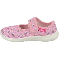 Beck Ballerina's 'Flower Power' pastelblauw / lichtgroen / donkerlila / lichtroze