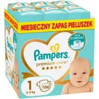 Pampers - Premium Care - Maat 1 - Maandbox - 156 luiers