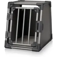 Trixie vervoersbox hond & kat aluminium grafiet S 61x48x56 cm