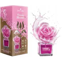 Elix - Bloom at Home Decoratieve Luchtverfrisser - Air Freshener - Geur Diffuser Bloem - Luchtverfrisser Huis Langdurig - Aroma Diffuser - 100ml - Fresia Blooms