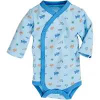 Schnizler romper Wrap Body Blue junior blauw