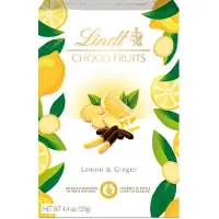 Lindt CHOCO FRUITS Citroen Gember 125 gram