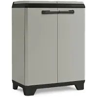 Keter Planet Recycling Lage Opbergkast - 68x39x90cm - Grijs/Zwart