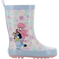 Leomil Bluey - Regenlaarzen kinderen van 2 tot 6 jaar - Bluey en Coco Rubberen kinderlaarzen - Regenlaarsjes voor meisjes - Maat 25 - Blauw