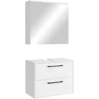 Badplaats Wastafelkast set florence 60 x 35 cm – hoogglans – badmeubel met