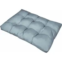 vidaXL Palletkussen 120 x 80 x 12 cm stof grijs