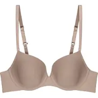 Triumph BH Pure Micro WHP - Racerback bh - Balconette en T-shirt Bh - Naadloze cups - 75C - Taupe