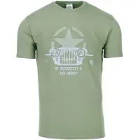 Fostex WWII Series - T-shirt Allied Star - Willy jeep (kleur: Groen / maat: M)