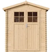 Timbela M367F+M367G - Houten tuinhuis - 1,98 m² - 136x196xH224 cm - met vloer