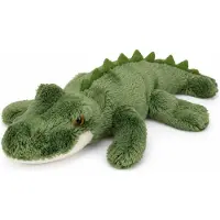 Ravensden pluche krokodillen knuffel - groen - 15 cm - dieren knuffels - Knuffeldier