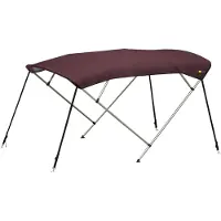 OceanSouth Aluminium biminitop - 4-boogs - Breedte 150 <>170 cm - Hoogte 125 cm - Doek 220 cm
