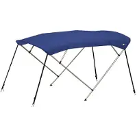 OceanSouth Aluminium biminitop - 4-boogs - Breedte 170 <>190 cm - Hoogte 125 cm - Doek 220 cm