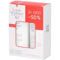 Louis Widmer Deo Crème Antiperspirant Zonder Parfum 2x40 ml Crème