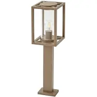 LUCANDE Tuinpadverlichting Ferda, dimbaar, bruin / roest, Aluminium, Modern, Tuinpad verlichting