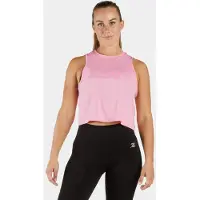 ZEUZ Dames Crop Top Sport – Fitness Tanktop - Roze - XL