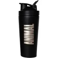 Universal Nutrition Animal Metal Steel Shaker - 750 ml - Zwart