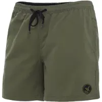 Ladeheid LA-LA40-128-SWS Heren Zwembroek - Zwemshorts - met zijzakken en achterzak - sneldrogend - met binnenslip van mesh - Koordsluiting - Polyester - Khaki - M