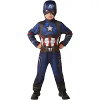 Rubies Classic Captain America Child - L