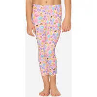 Merry Style Meisjes Leggings - Vrijetijdsbroek - Capri - Katoen - MS-MS10-405-LE - Roze/Tasten - 152