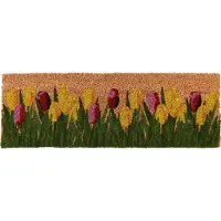 Esschert Design Deurmat kokos tulpen