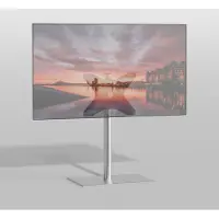 Cavus Vloerstandaard SQUARE rvs 80 cm VESA 400x300