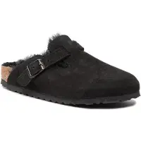 Birkenstock Instappers 'Boston' zwart