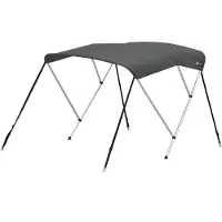 OceanSouth Aluminium biminitop - 3-boogs - Breedte 170 <>190 cm - Hoogte 130 cm - Doek 183 cm