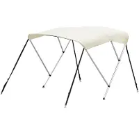 OceanSouth Aluminium biminitop - 3-boogs - Breedte 190 <>210 cm - Hoogte 130 cm - Doek 183 cm