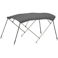 OceanSouth Aluminium biminitop - 4-boogs - Breedte 210 <>230 cm - Hoogte 125 cm - Doek 220 cm