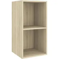 vidaXL 5-delige Tv-meubelset bewerkt hout sonoma eikenkleurig