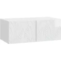 vidaXL Wandmontage TV-kast 78,5 x 41 x 30 cm Hoogglans Wit