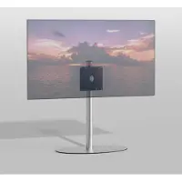 Cavus Vloerstandaard ELLIPS rvs 80 cm VESA 200x200