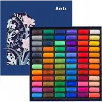 ARRTX Pastels - kunstkrijt Set van zachte pastels, 72 kleuren