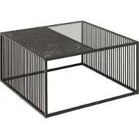 Ebuy24 Strington salontafel van staal/hout