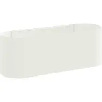 vidaXL Tuinverhoger, wit, 120 x 40 x 40 cm