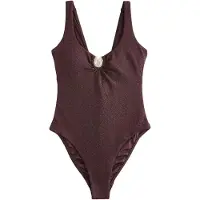 Ted Baker Shaping-badpak chocoladebruin