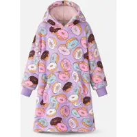 LEAFLETIC Badjas lila / gemengde kleuren