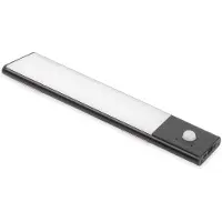 Emuca Oplaadbare Led-lamp Met Usb Kaus Zwart Met Bewegingssensor