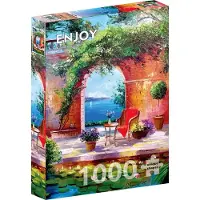 Enjoy Puzzel Zeezicht door de boog 1000 delen 1 St